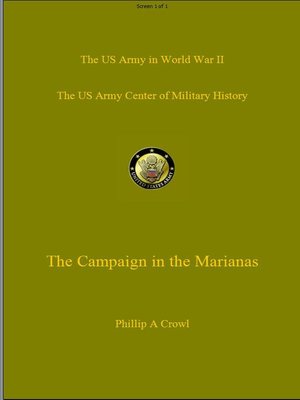 cover image of The Campaign in the Marianas
